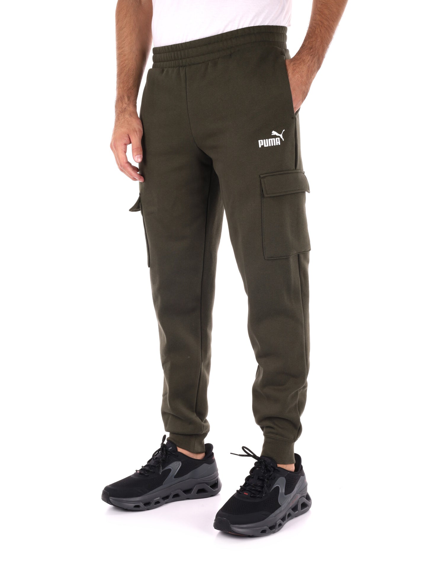 PANTALONE TUTA CARGO PUMA DA UOMO OLIVA