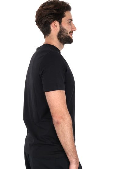 T-SHIRT ESSENTIAL LOGO PUMA UOMO NERO
