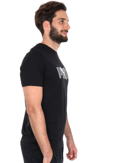 T-SHIRT ESSENTIAL LOGO PUMA UOMO NERO