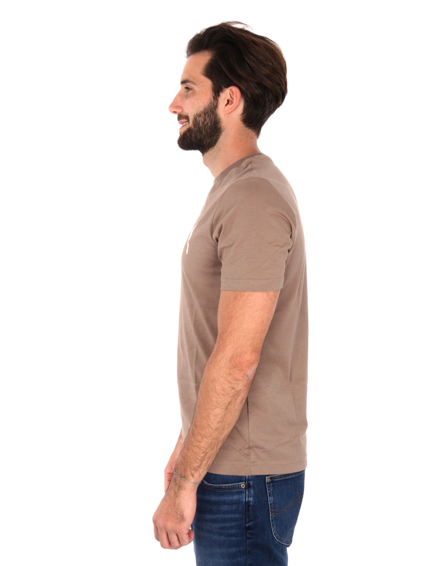 T-SHIRT GRAPHIC LOGO PUMA UOMO TAUPE