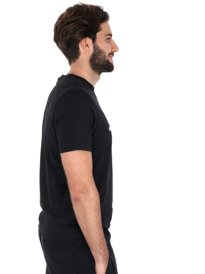 T-SHIRT MULTIPLE LOGO PUMA UOMO NERO