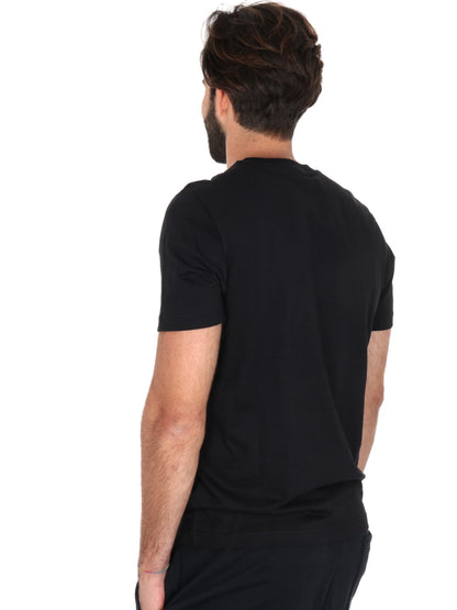 T-SHIRT MULTIPLE LOGO PUMA UOMO NERO