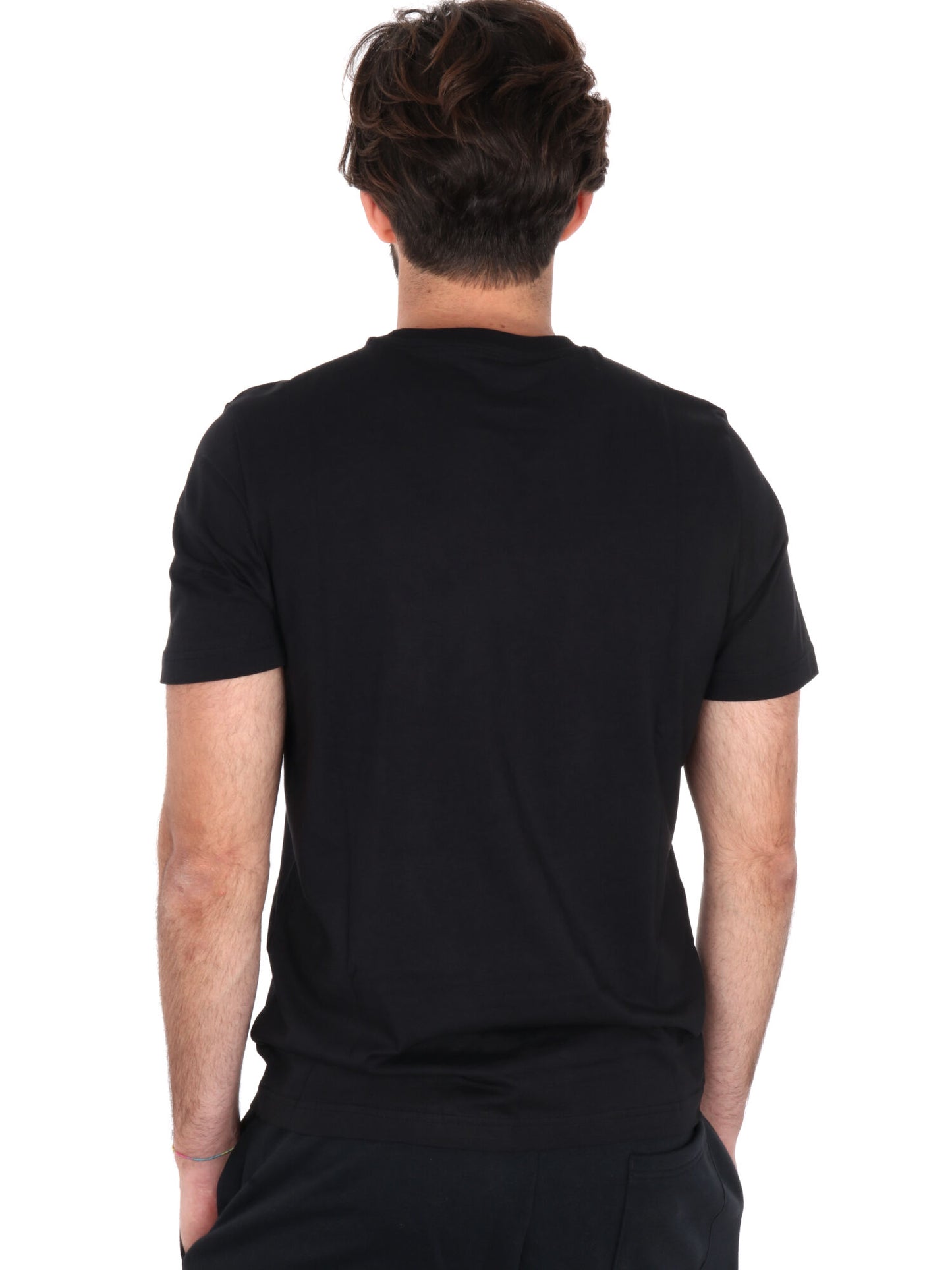 T-SHIRT MULTIPLE LOGO PUMA UOMO NERO