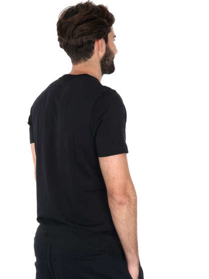 T-SHIRT MULTIPLE LOGO PUMA UOMO NERO