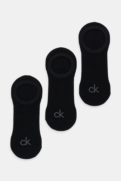 Set da 3 paia di calze sportive Calvin Klein unisex nere