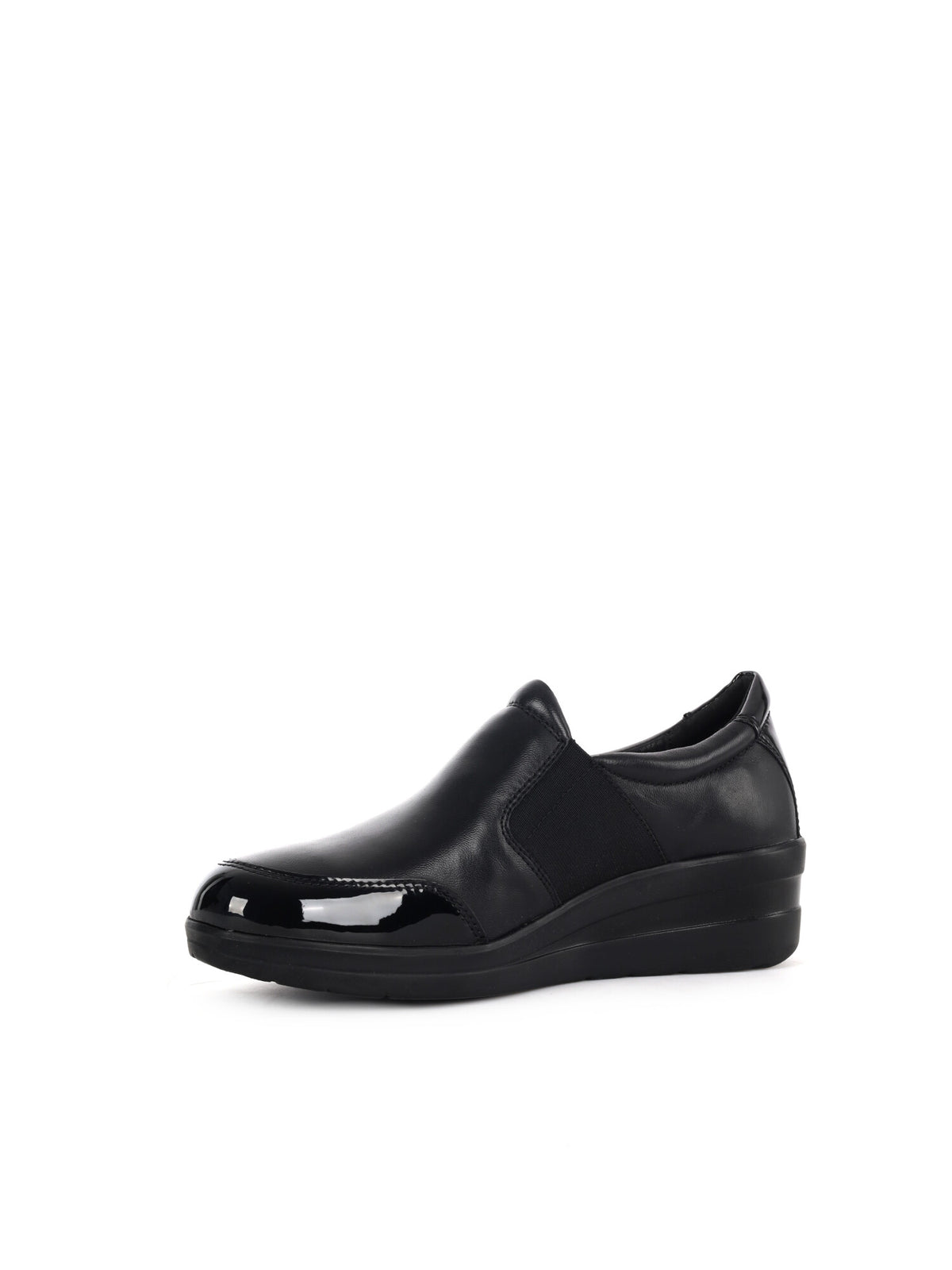 Shoelab 7371 Ruco Black, mocassino da donna nero