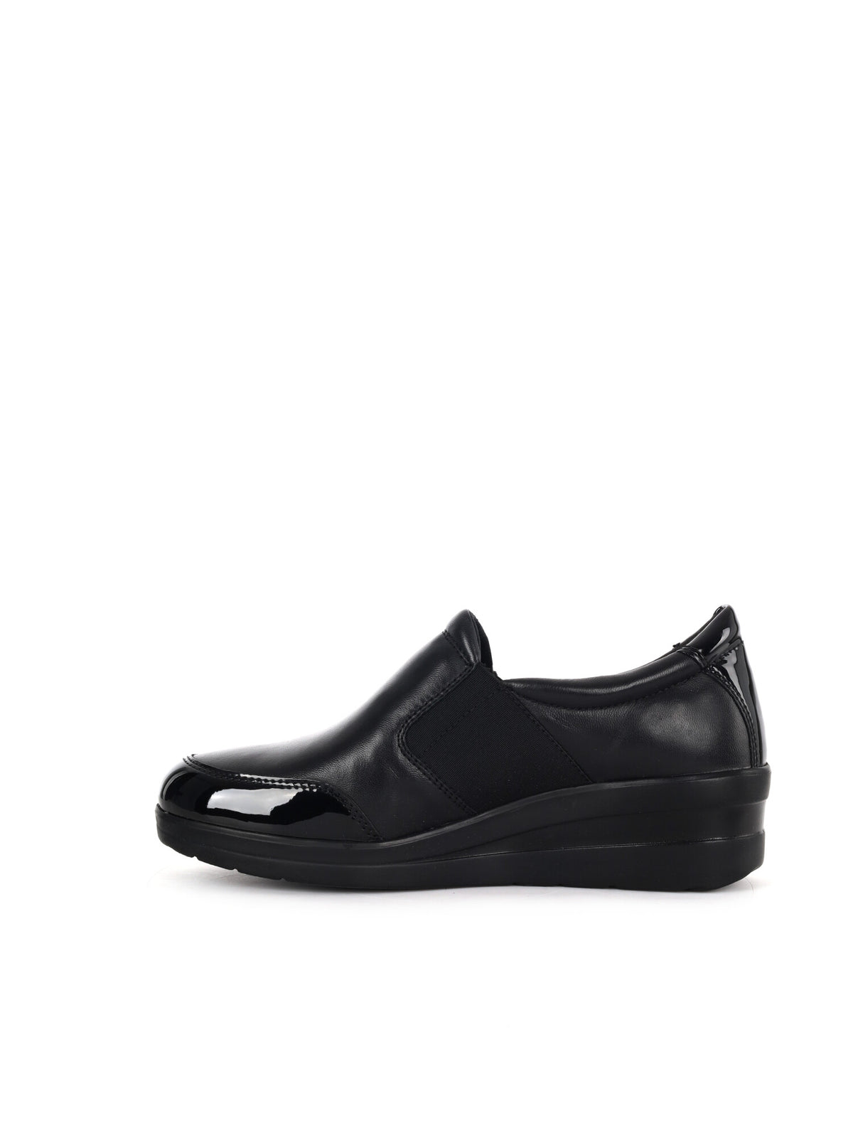 Shoelab 7371 Ruco Black, mocassino da donna nero