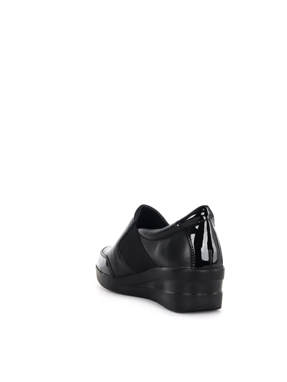 Shoelab 7371 Ruco Black, mocassino da donna nero