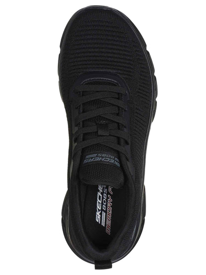 SNEAKERS BOBS B FLEX SKECHERS DA DONNA NERO
