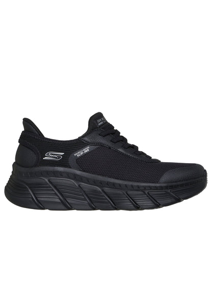 SLIP-INS BOBS SPORT FLEX SKECHERS DA DONNA NERO