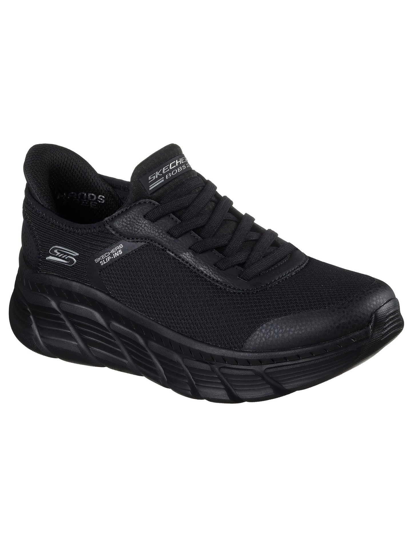 SLIP-INS BOBS SPORT FLEX SKECHERS DA DONNA NERO