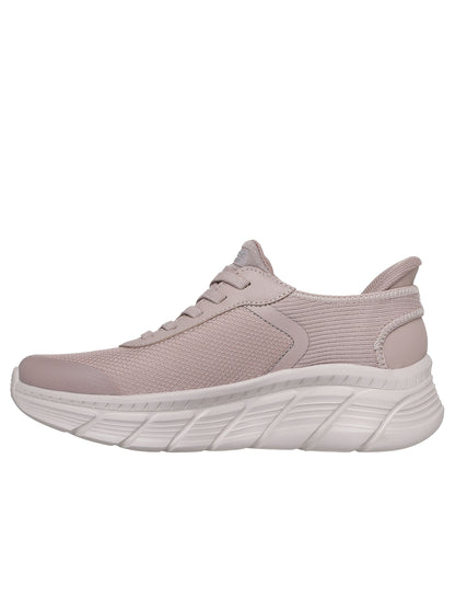 SLIP-INS BOBS SPORT FLEX SKECHERS DA DONNA TAUPE