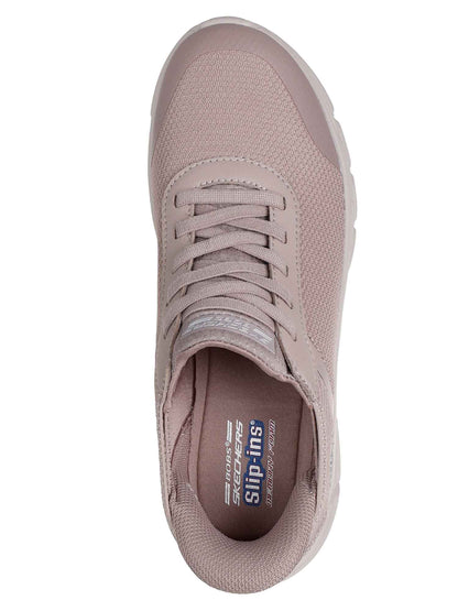SLIP-INS BOBS SPORT FLEX SKECHERS DA DONNA TAUPE