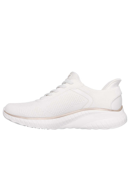 Sneakers donna Skechers BOBS Sport Squad Chaos oro slip-on comode