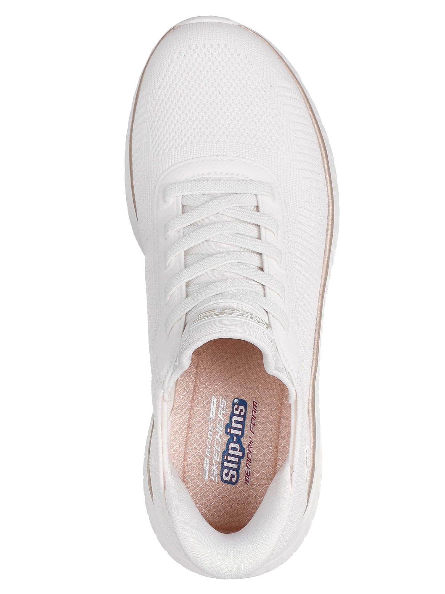 Sneakers donna Skechers BOBS Sport Squad Chaos oro slip-on comode