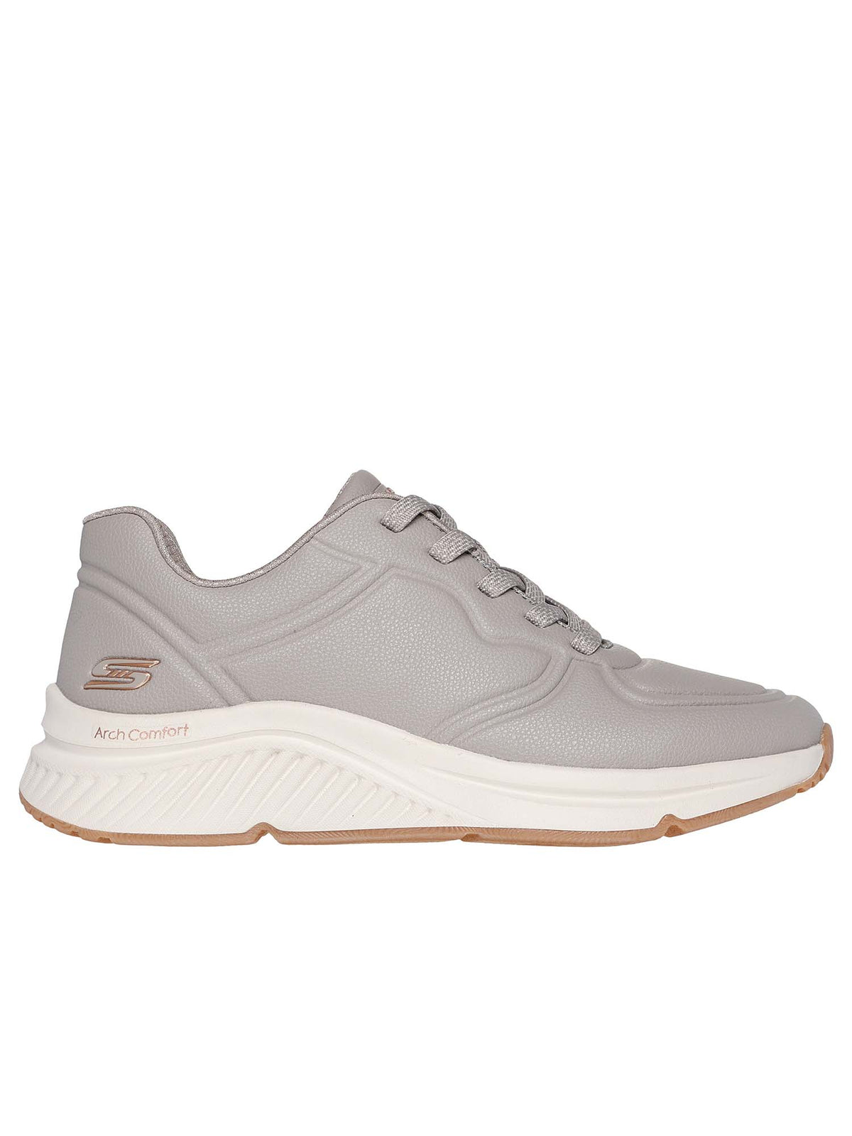 Skechers bobs arch sneakers da donna taupe