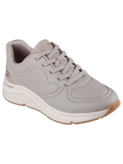Skechers bobs arch sneakers da donna taupe