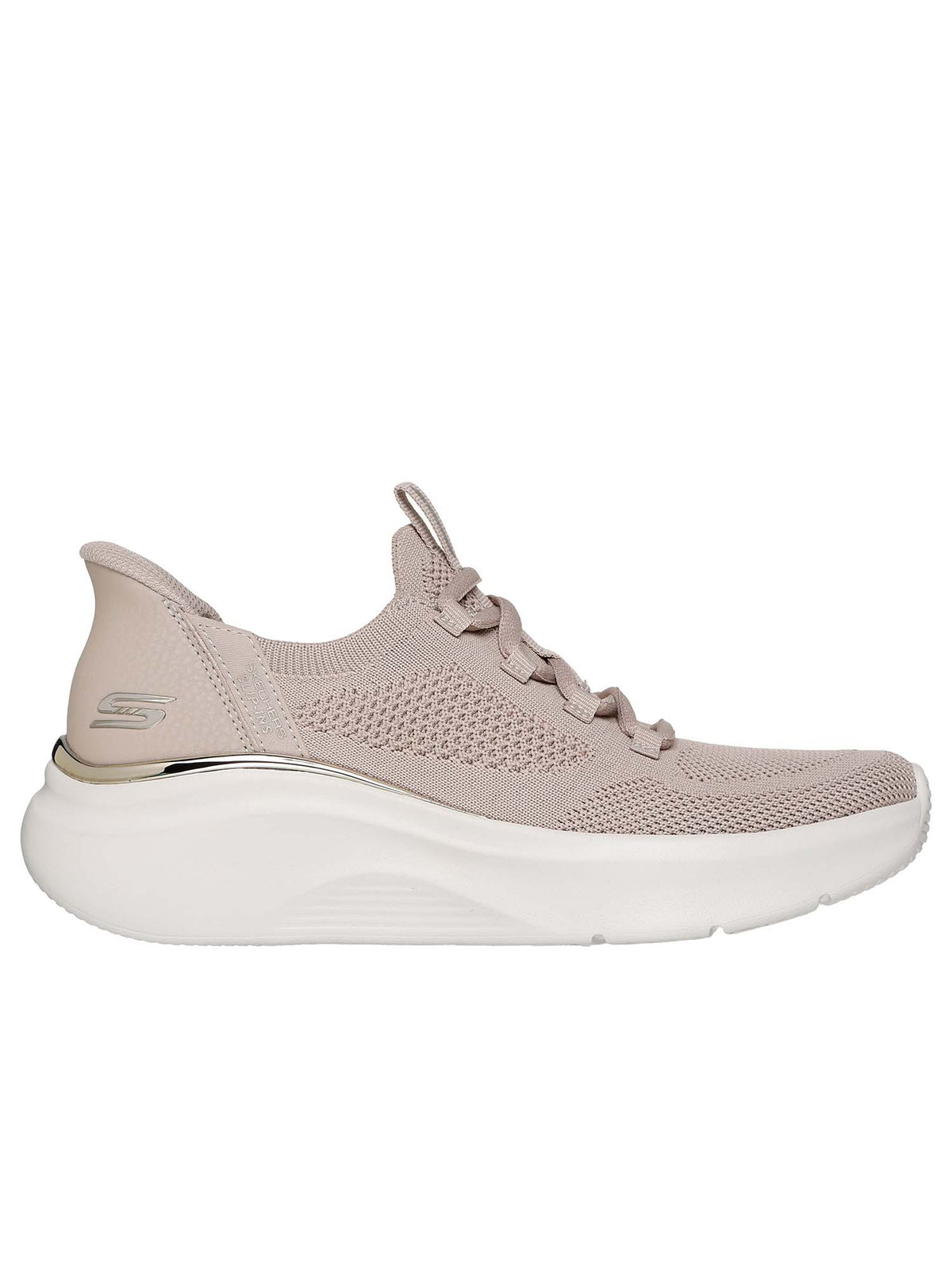 Skechers bobs slip-i sneakers da donna taupe