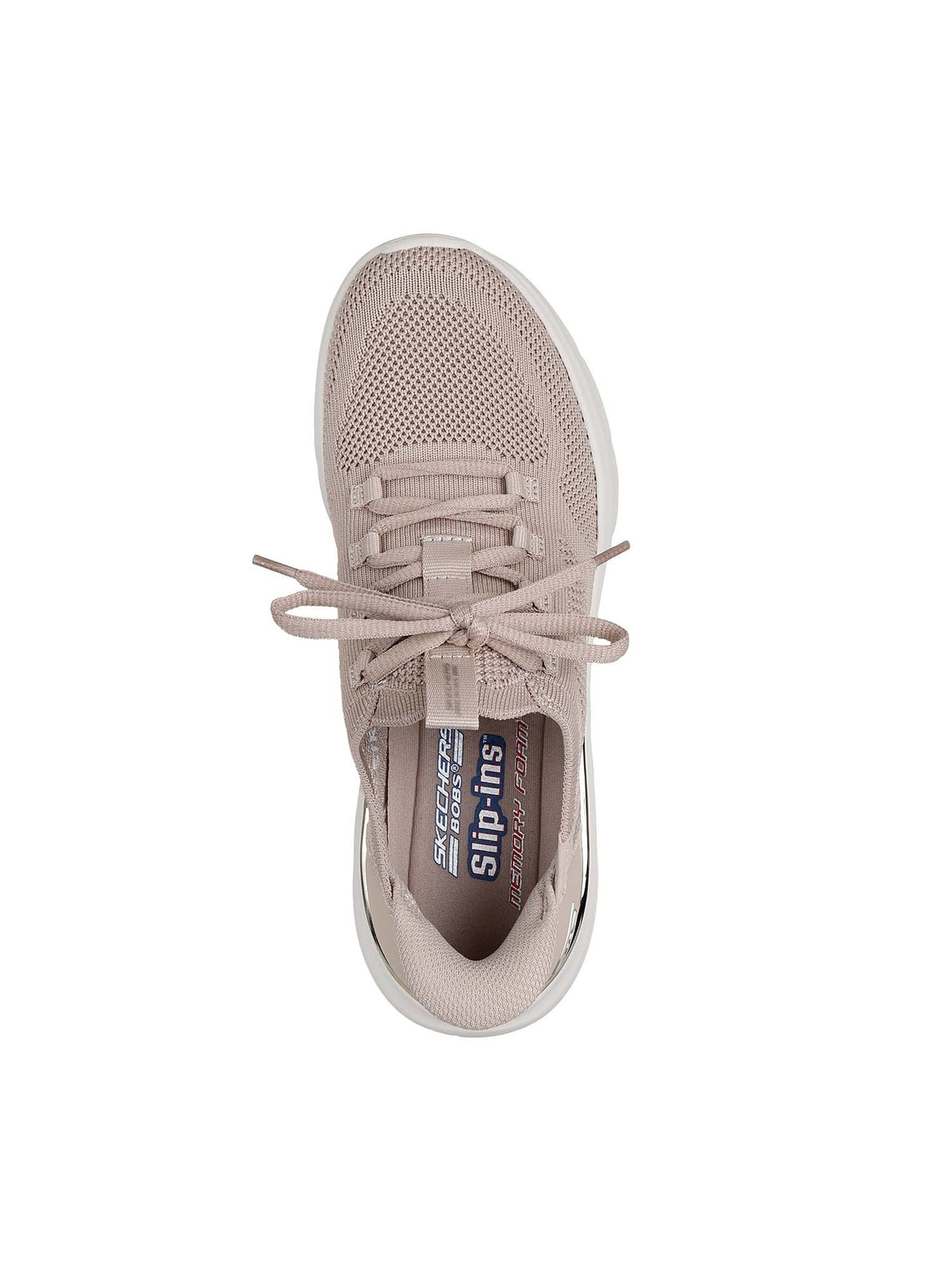 Skechers bobs slip-i sneakers da donna taupe
