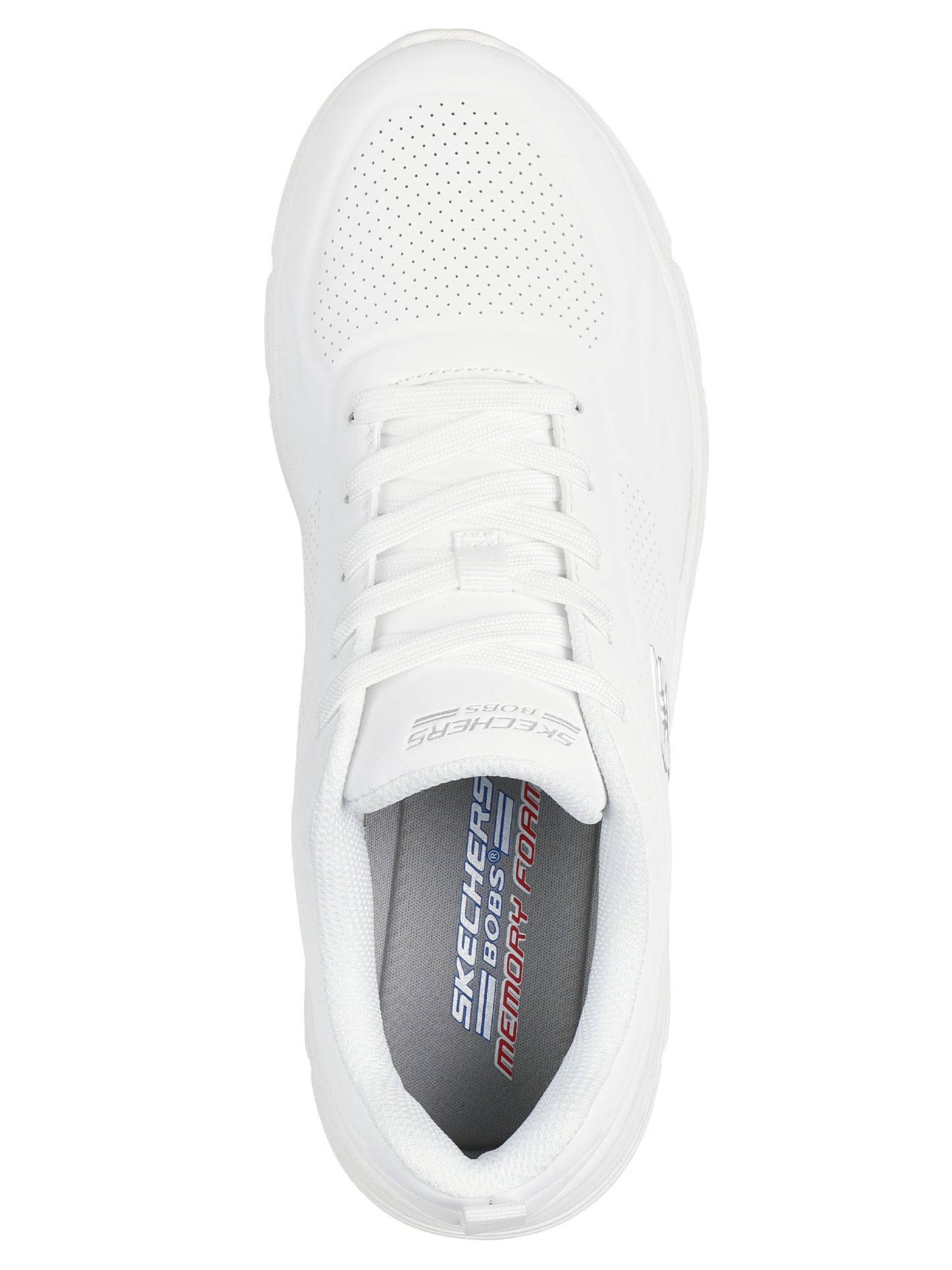 SNEAKERS BOBS FLEX SKECHERS DA DONNA BIANCO
