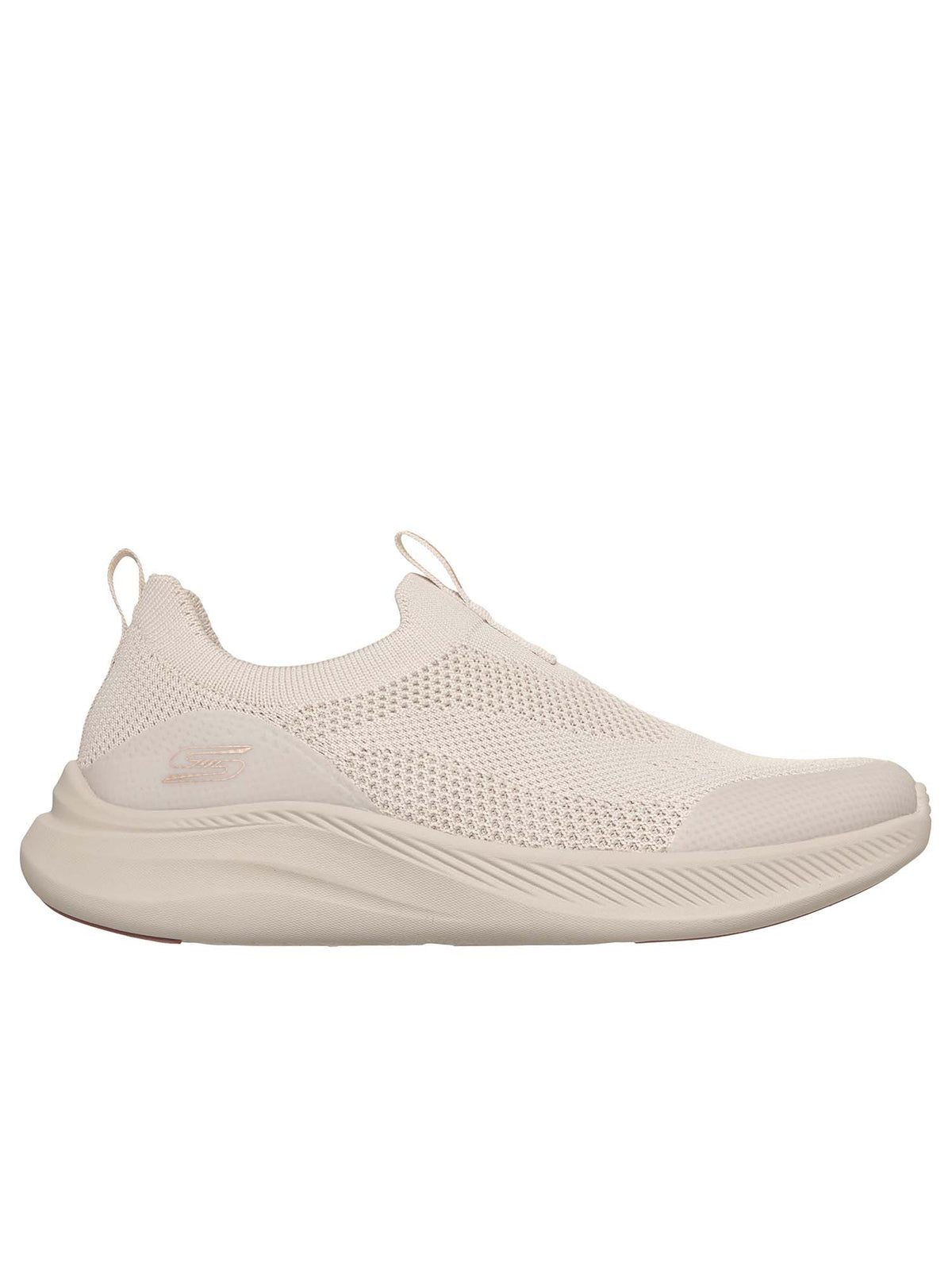Skechers bobs flex sneakers da donna panna