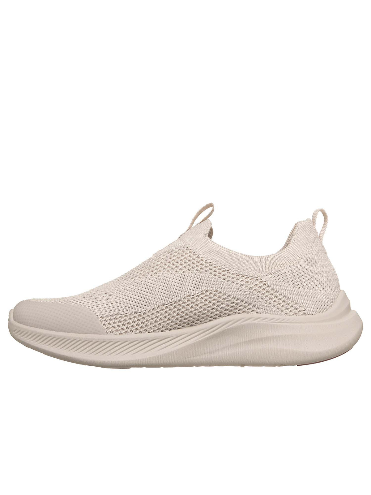 Skechers bobs flex sneakers da donna panna