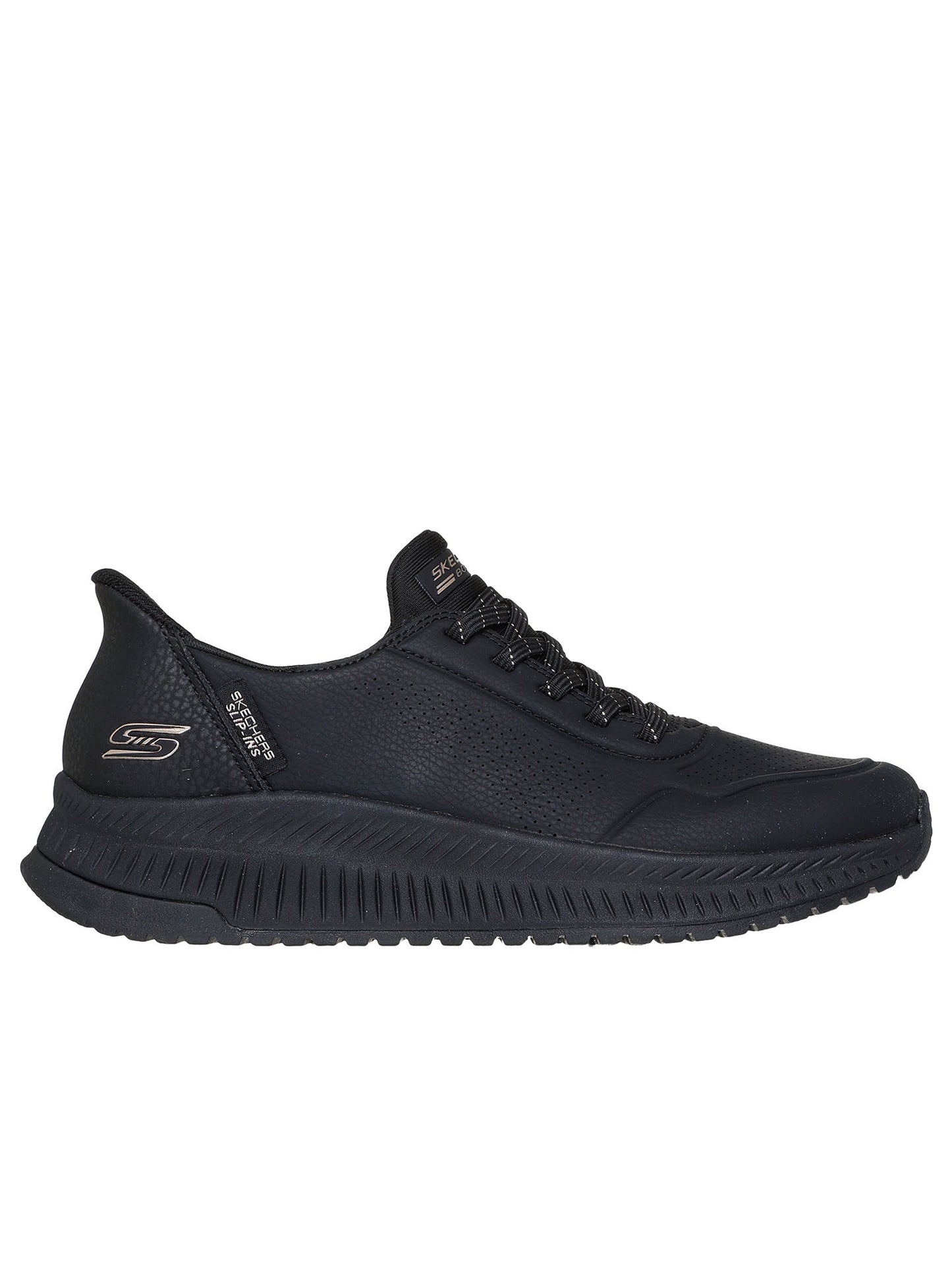 SKECHERS SLIP-INS BOBS SQUAD DA DONNA NERO