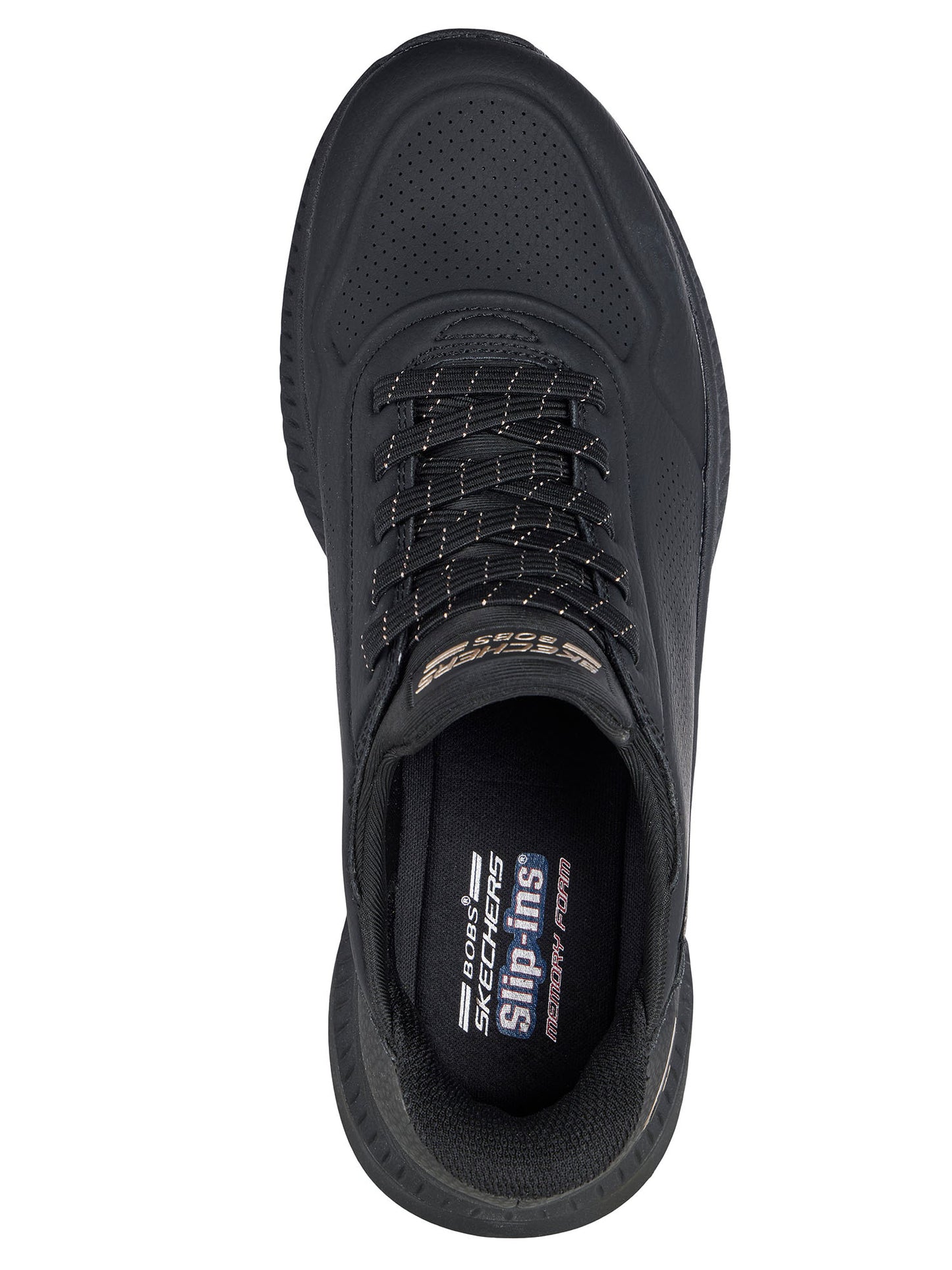 SKECHERS SLIP-INS BOBS SQUAD DA DONNA NERO