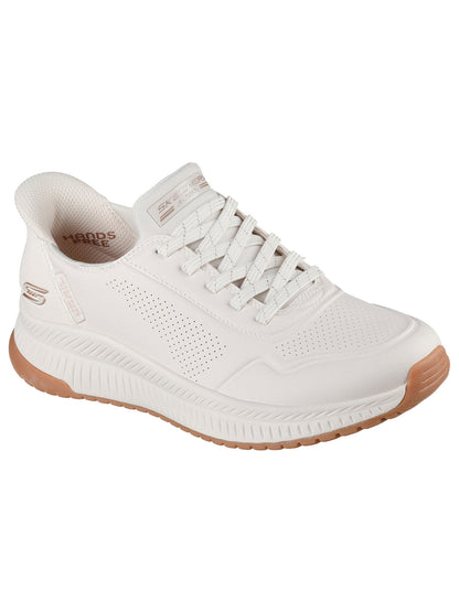 SLIP-INS BOBS SQUAD SKECHERS DA DONNA BIANCO