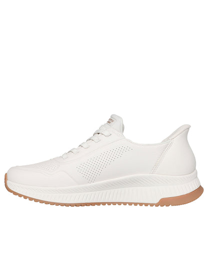 SLIP-INS BOBS SQUAD SKECHERS DA DONNA BIANCO