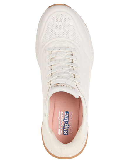 Skechers bobs slipin sneakers da donna bianco