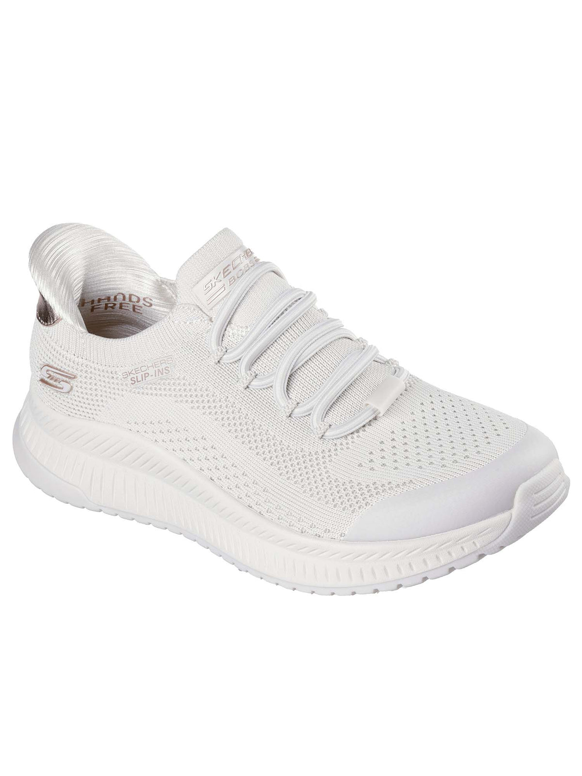 Skechers bobs squad sneakers da donna panna