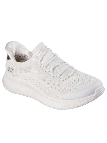 Skechers bobs squad sneakers da donna panna