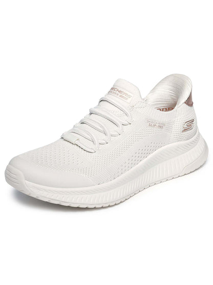 Skechers bobs squad sneakers da donna panna