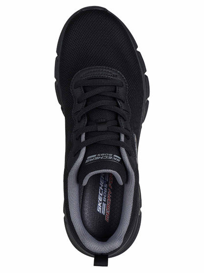 SNEAKERS BOBS B FLEX ICY EDGE SKECHERS DA UOMO NERO
