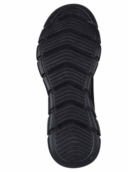 SNEAKERS BOBS B FLEX ICY EDGE SKECHERS DA UOMO NERO