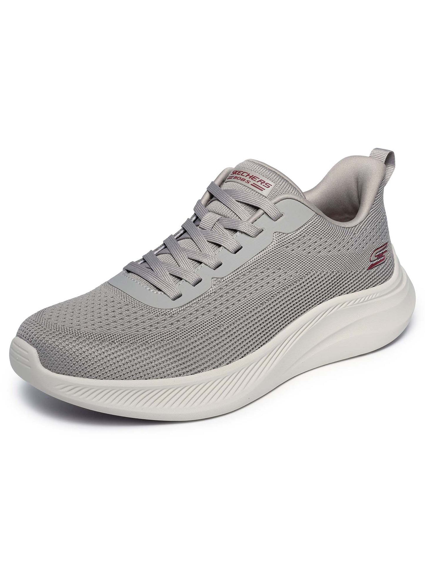 SNEAKERS VEGAN BOBS MODA FLEX SKECHERS DA UOMO TAUPE