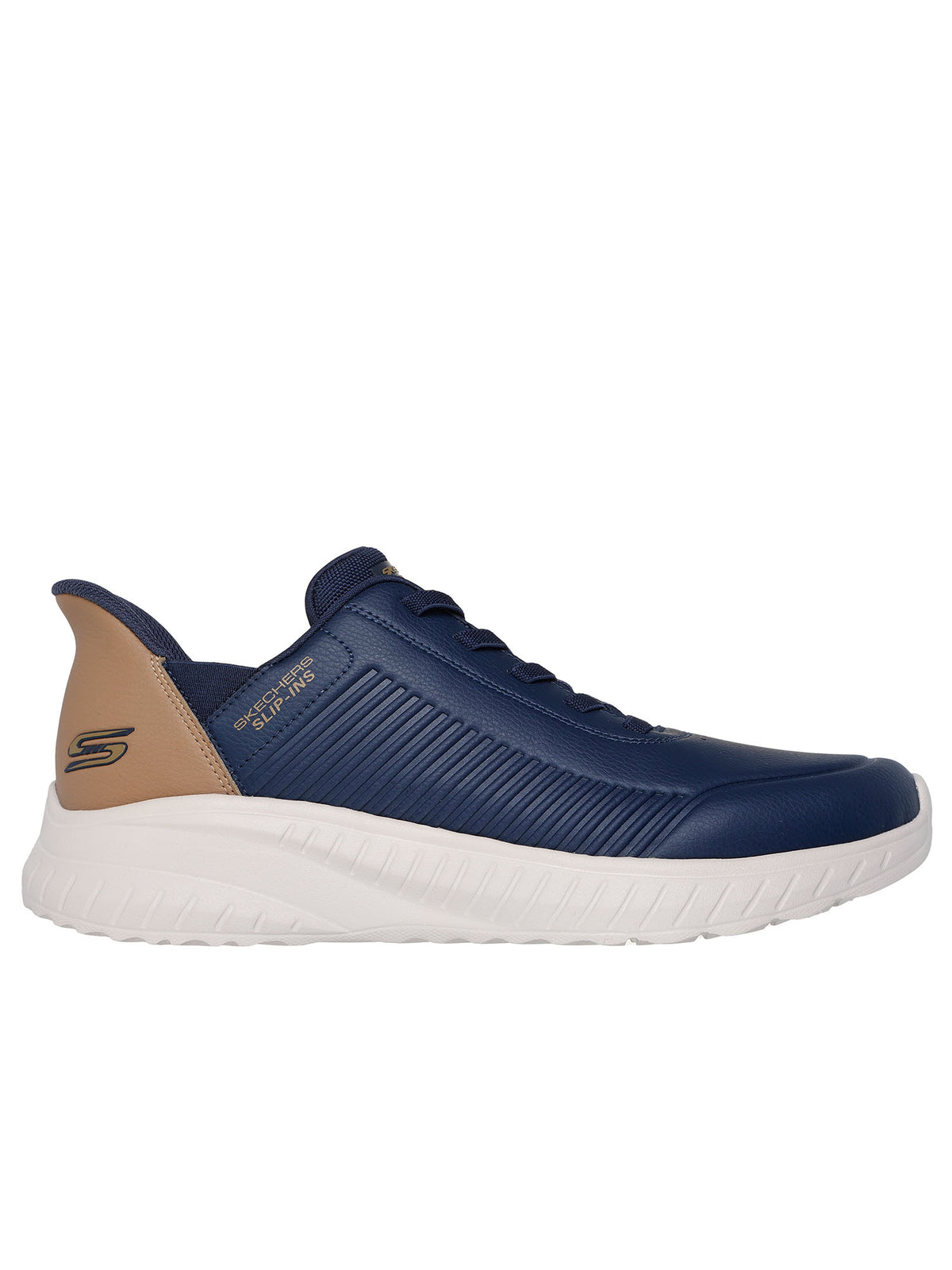 Skechers bobs slipin sneakers da uomo blu