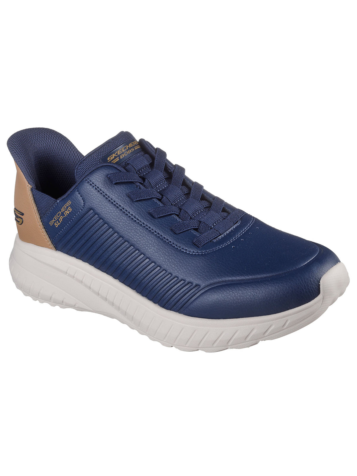 Skechers bobs slipin sneakers da uomo blu