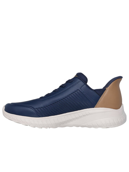 Skechers bobs slipin sneakers da uomo blu