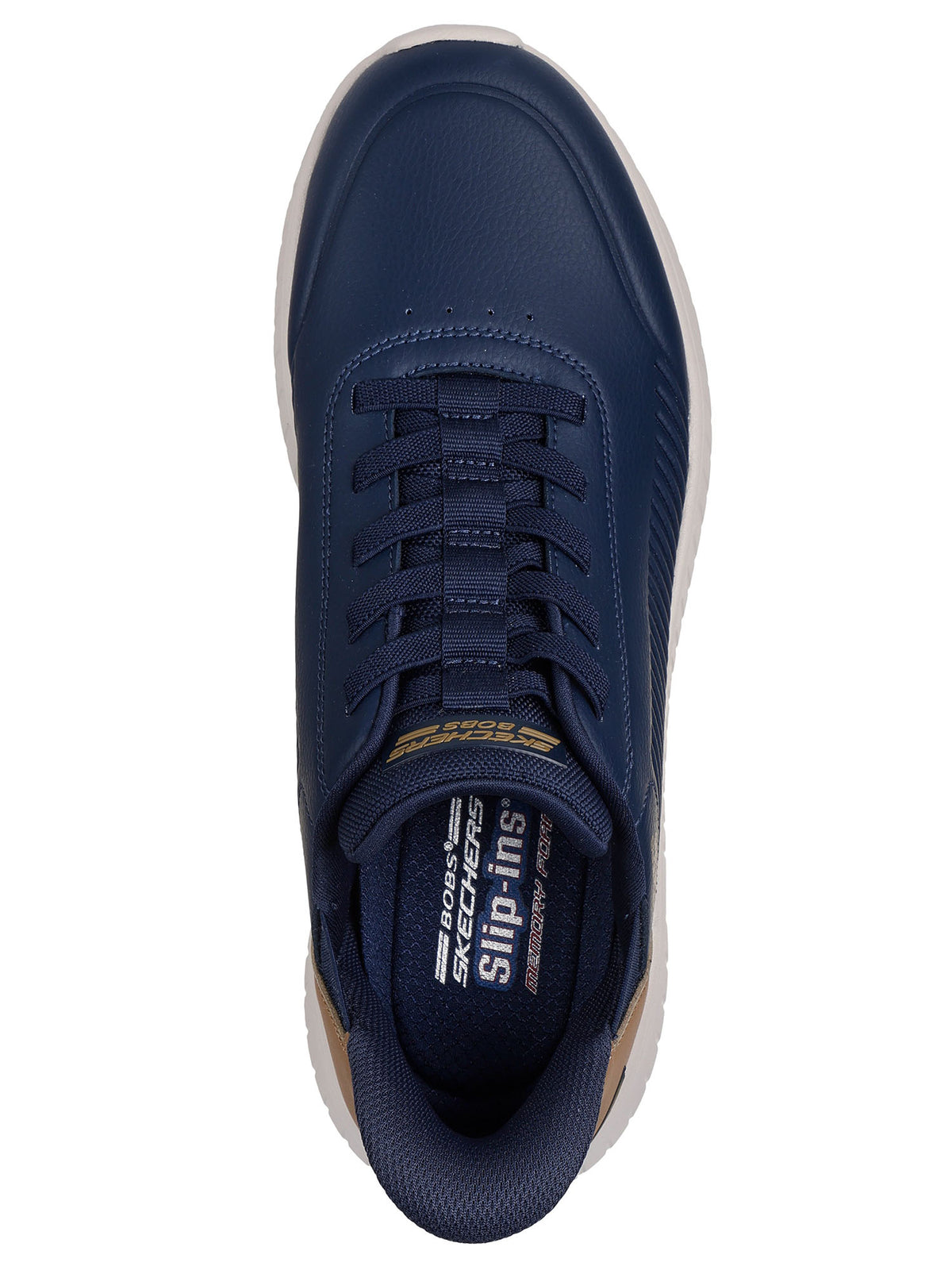 Skechers bobs slipin sneakers da uomo blu