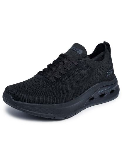 SNEAKERS VEGAN BOBS ARC WAVES 2.0 SKECHERS DA UOMO NERO