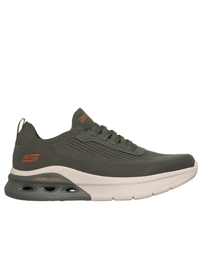 Skechers bobs arc wa sneakers da uomo oliva