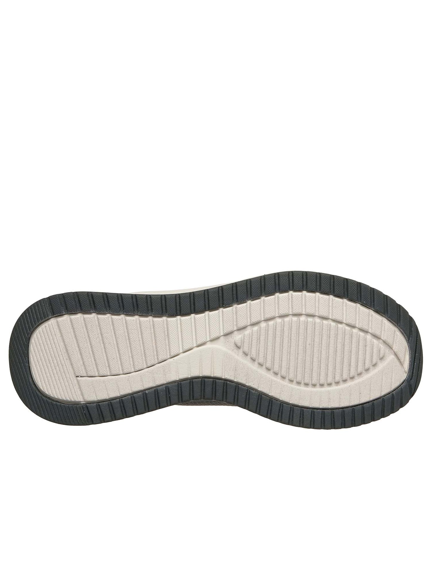 Skechers BOBS Sport Squad, sneakers slip-on uomo grigia