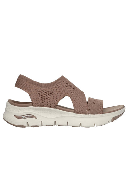 Skechers arch fit sabdalo sportivo da donna mocca
