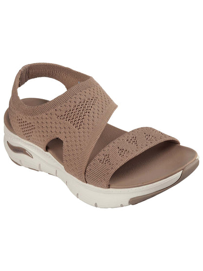 Skechers arch fit sabdalo sportivo da donna mocca