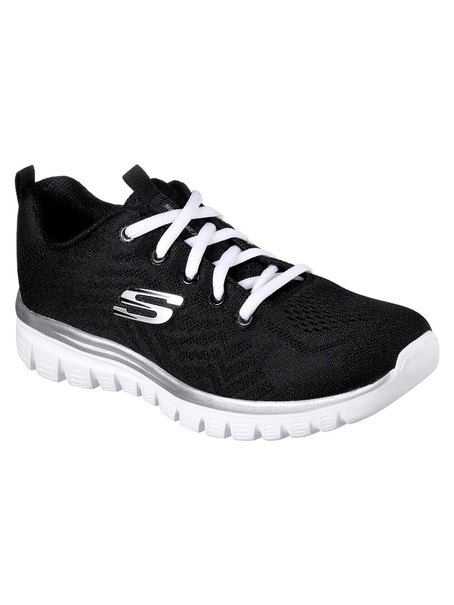 SNEAKERS GRACEFUL SKECHERS DA DONNA NERO BIANCO