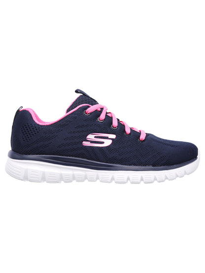 SNEAKER GRACEFUL SKECHERS DA DONNA BLU ROSA