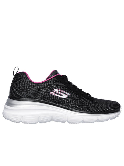 SNEAKERS FASHION FIT SKECHERS DA DONNA NERO