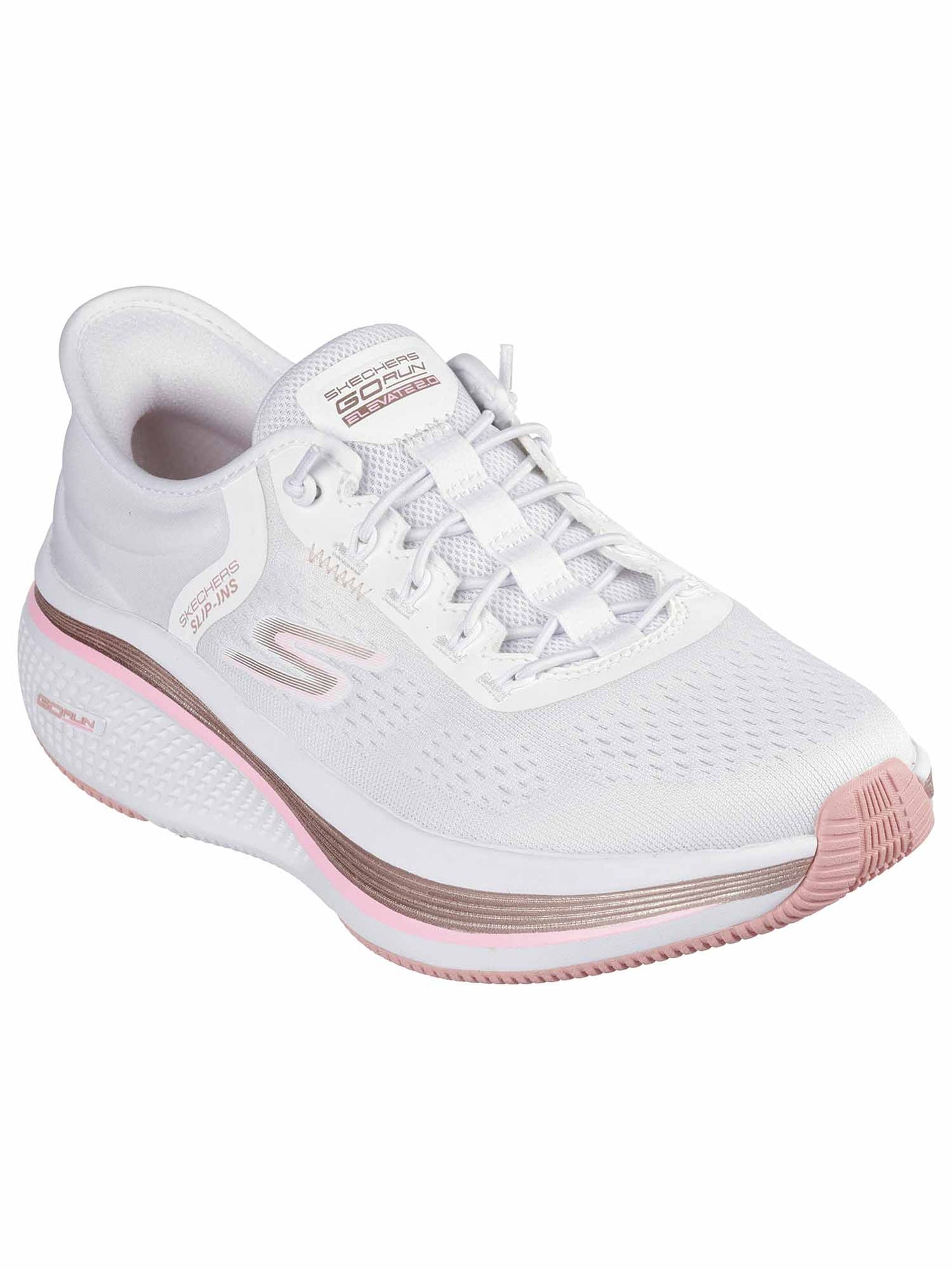 SNEAKERS GO RUN ELEVATE 2.0 SLIP-INS SKECHERS DONNA BIANCO